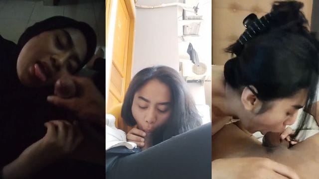 Bokep Indo ABG Kerudung Cantik Dinda Sepongin Mas Pacar